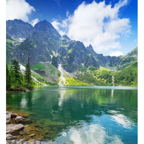 Fototapety Oko jeziora Morza w Tatrach, Polska