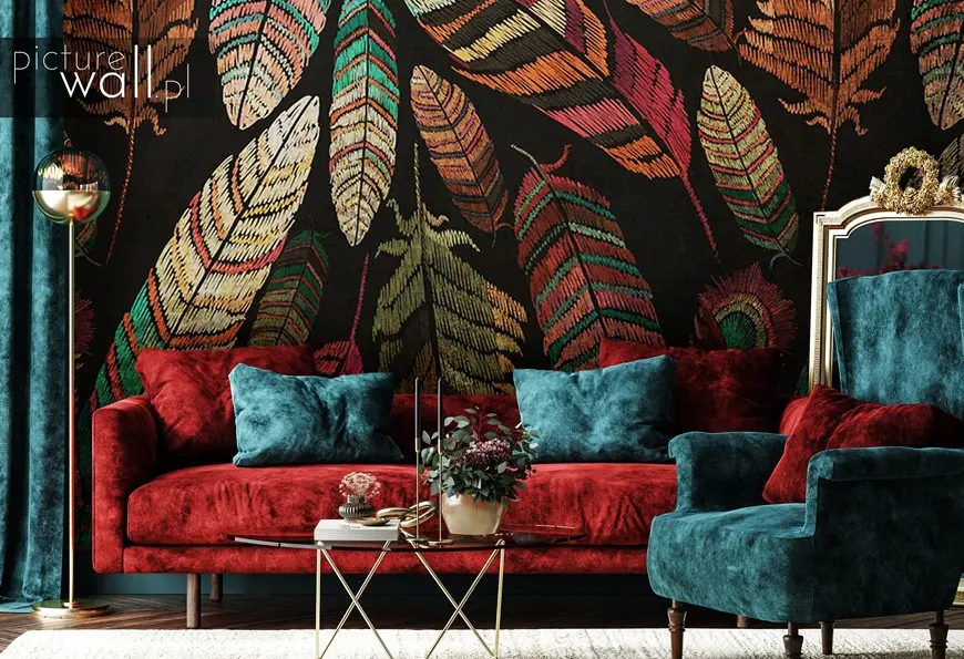 5 genialnych połączeń w stylu boho z fototapetami autorskimi