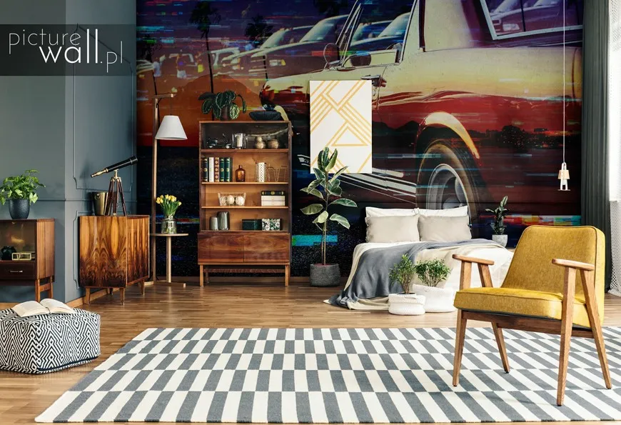 Jakie dobrać fototapety do modnego wnętrza w stylu PRL?