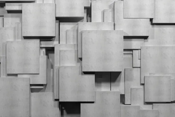 Naklejki na ścianę Geometryczny Beton 3D na wymiar