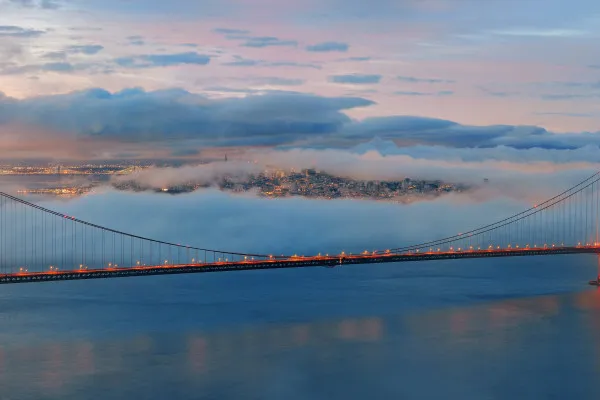 Obrazy Golden Gate Bridge – panorama San Francisco na wymiar