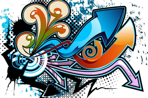 Obrazy Graffiti – kolorowy miejski wzór street art na wymiar