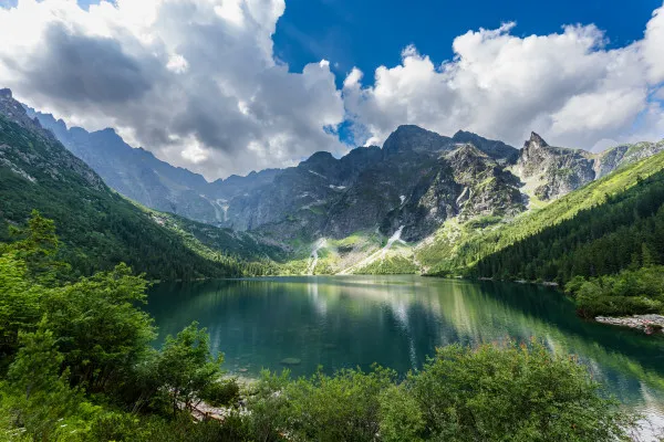 Obrazy Morskie Oko w burzowej aurze na wymiar