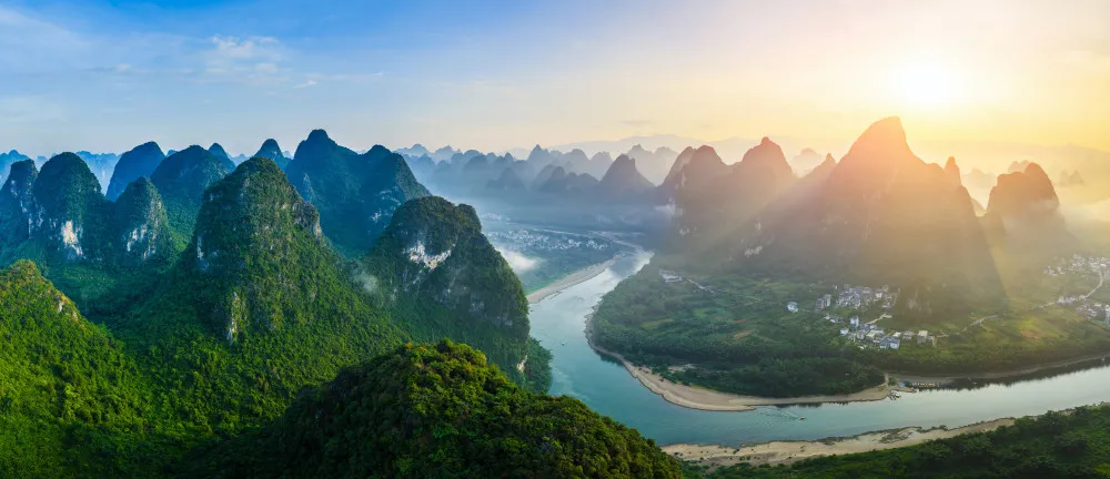 Naklejka Szmaragdowa Dolina Guilin #wf761