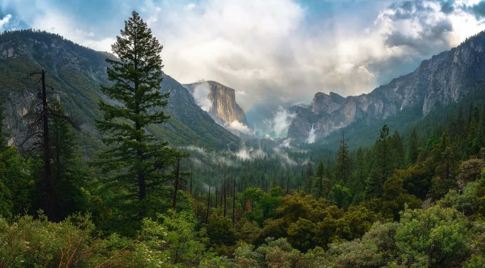 Obraz Tęcza nad Doliną Yosemite #wf868