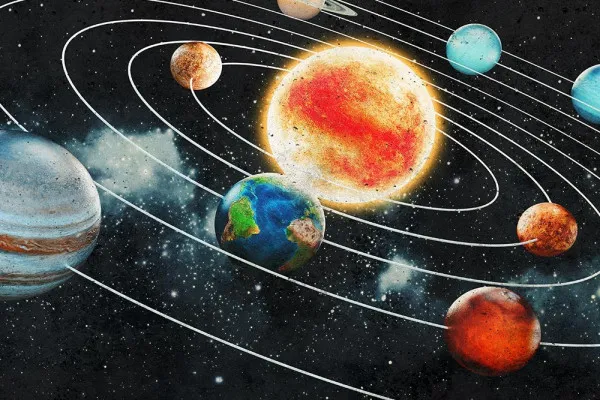 Obrazy Planetarny mural na wymiar