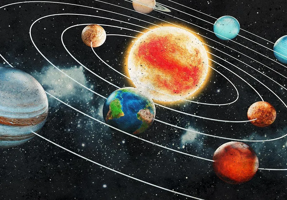 Obraz Planetarny mural #wf389