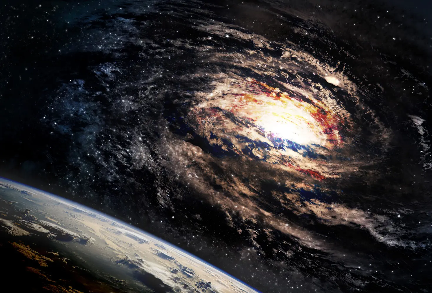 Fototapeta Galaktyka Spiralna – Kosmos i Wszechświat