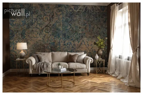 Fototapety Arabeska ciemna na wymiar