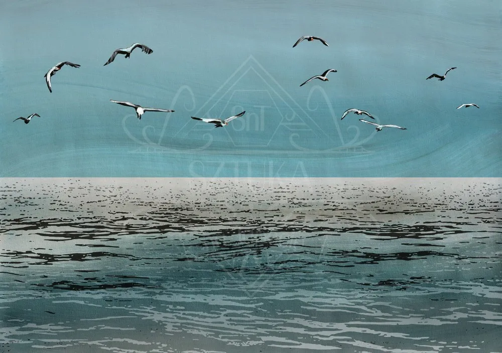 Fototapeta Mewy nad oceanem autorstwa Kamila Siudzińskiego #wf647