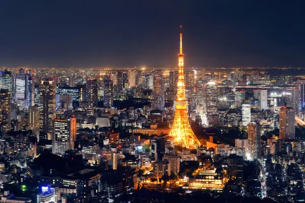 Obrazy Tokio – Panorama Miasta i Tokyo Tower na wymiar