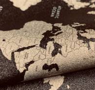 FOTOTAPETA ZŁOTA MAPA