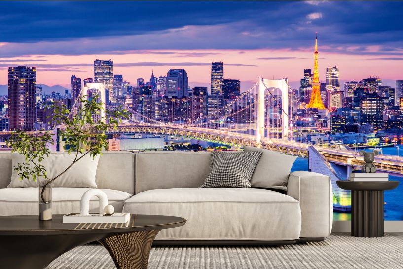 Tokio – panorama zatoki Tokyo Bay