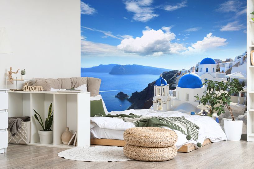 Santorini – Białe Domy i Niebieskie Kopuły