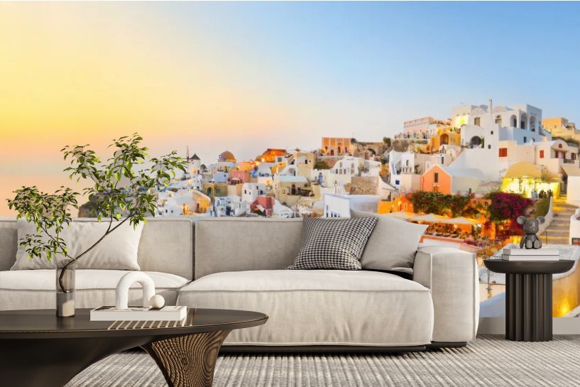 Zachód Słońca na Santorini, Grecja
