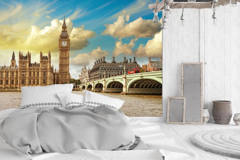 Londyn – Westminster Bridge i Big Ben