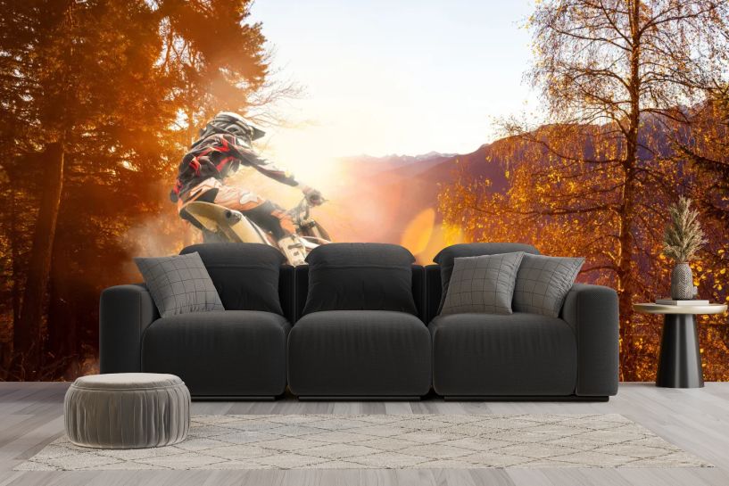 Motocross o Zachodzie Słońca