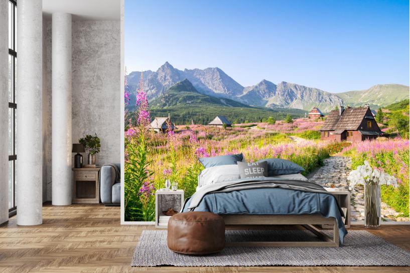 Tatry – Drewniane Chaty na Kwietnej Łące