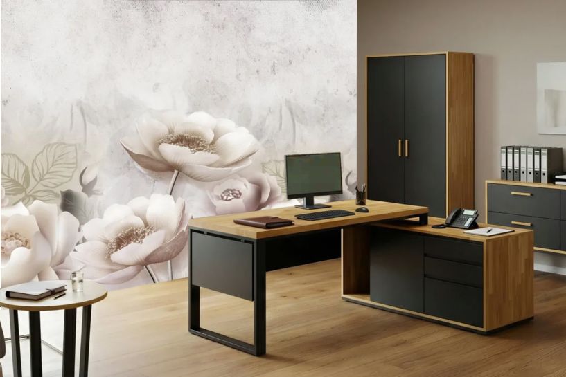 Pudrowe anemony w stylu vintage