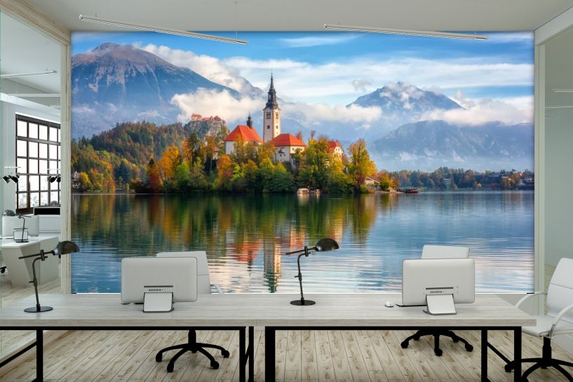 Jezioro Bled jesienią