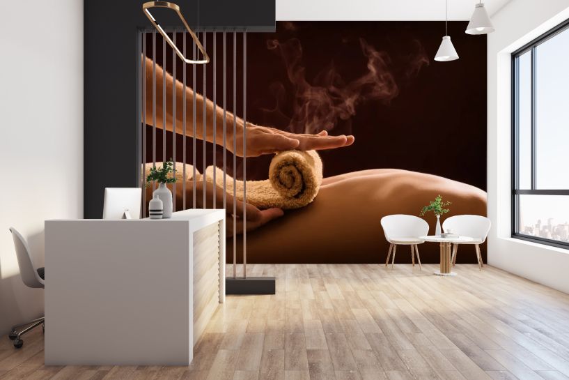 Zabieg SPA z gorącymi ręcznikami