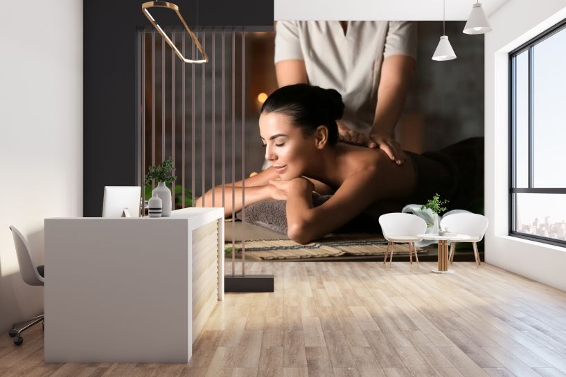 Relaksujący masaż w SPA