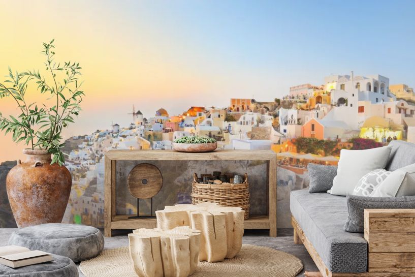 Zachód Słońca na Santorini, Grecja