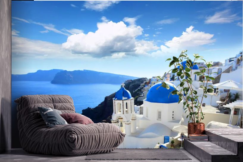 Santorini – Białe Domy i Niebieskie Kopuły