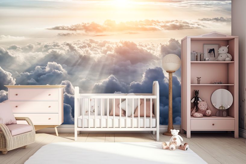 Niebo – Chmury i Promienie Słońca