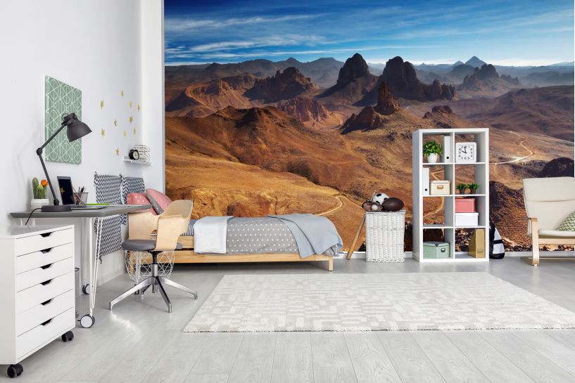 Widok z góry na pustynię Sahara