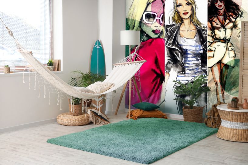 Kobiety – Portret w Stylu Akwareli