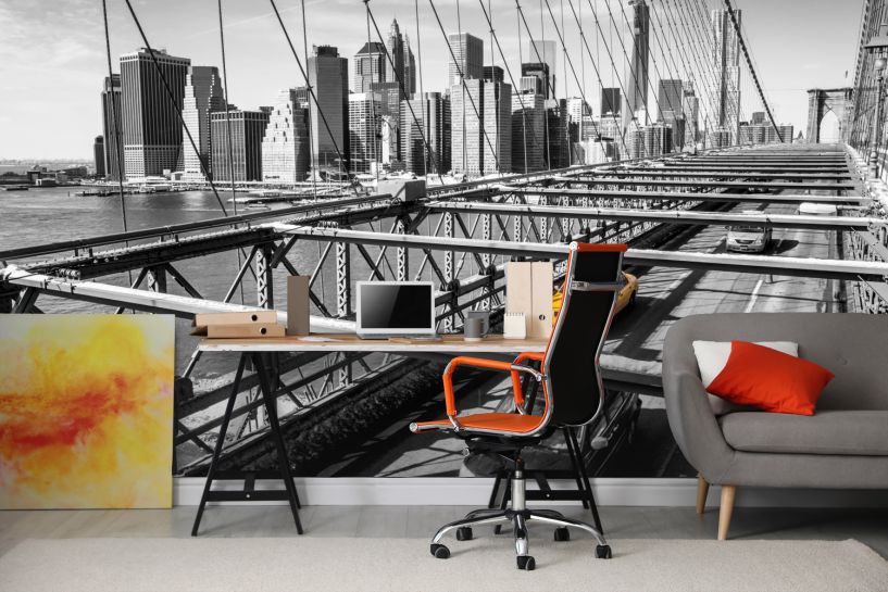 Nowy Jork – Żółta Taksówka na Brooklyn Bridge i Miejski Klimat