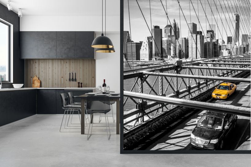 Nowy Jork – Żółta Taksówka na Brooklyn Bridge i Miejski Klimat