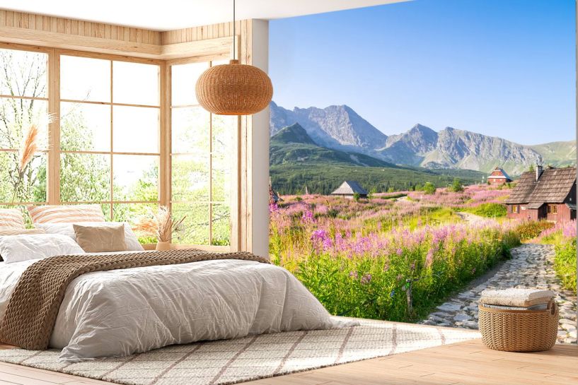 Tatry – Drewniane Chaty na Kwietnej Łące