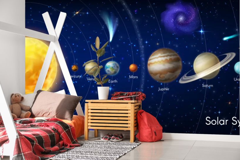 Planety układu słonecznego i gwiazdy, kosmos