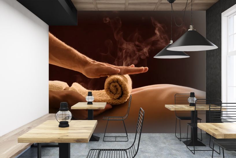 Zabieg SPA z gorącymi ręcznikami