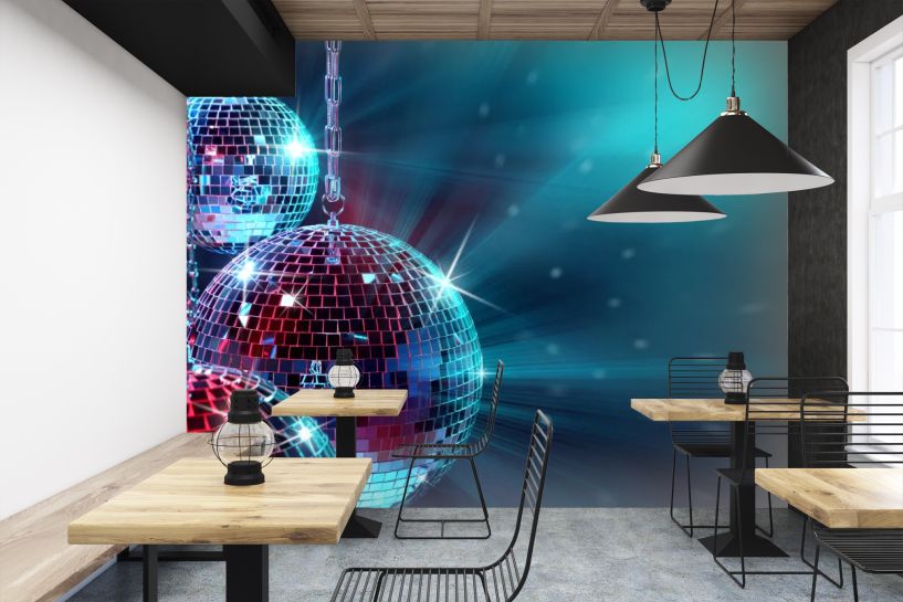 Błyszczące kule disco