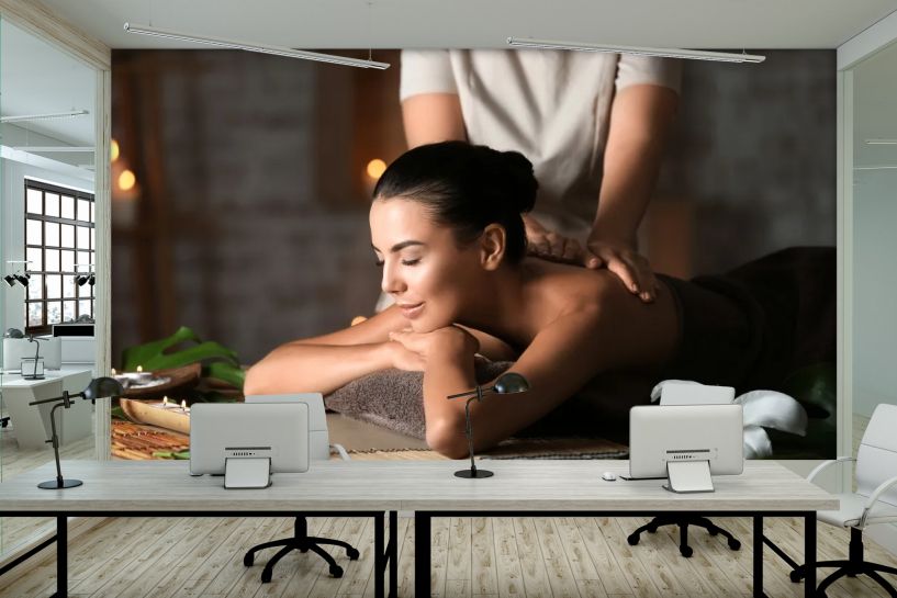 Relaksujący masaż w SPA