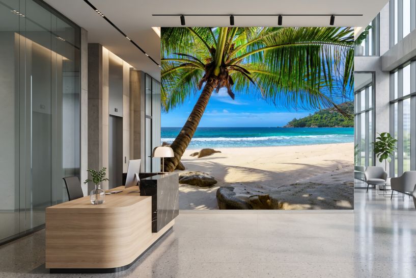 Tropikalna Plaża z Palmami