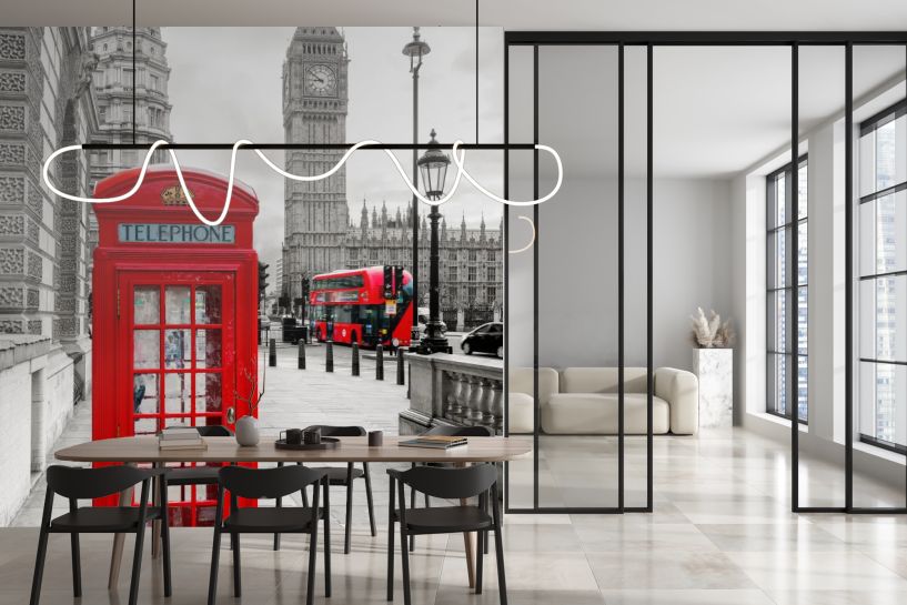 Budka Telefoniczna w Londynie i Big Ben