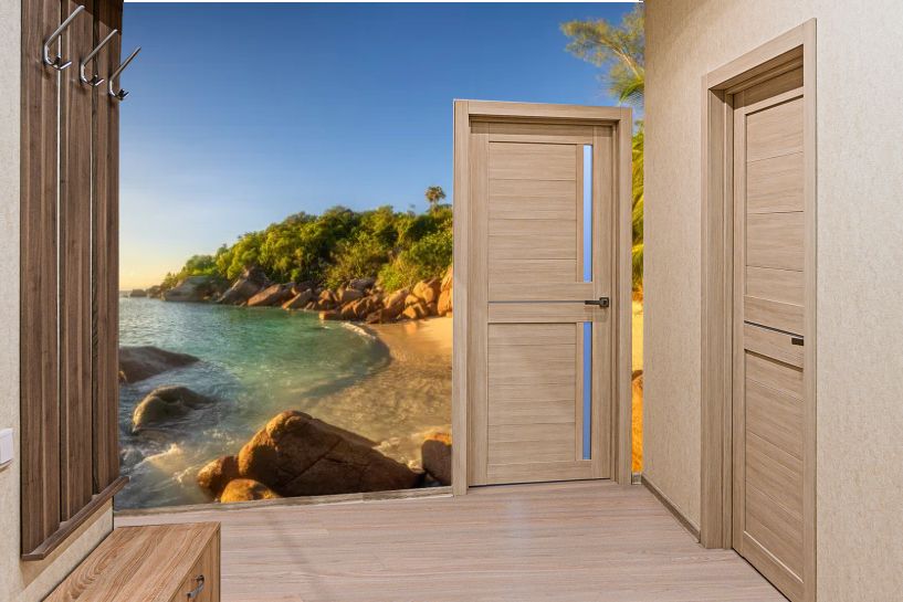 Zachód słońca na Seszelach – rajska plaża Anse Lazio