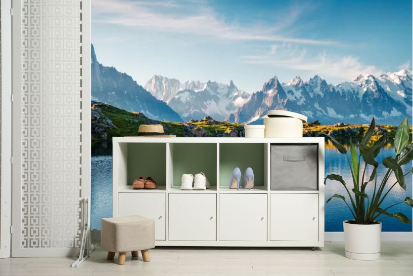 Jezioro Lac Blanc i Mont Blanc