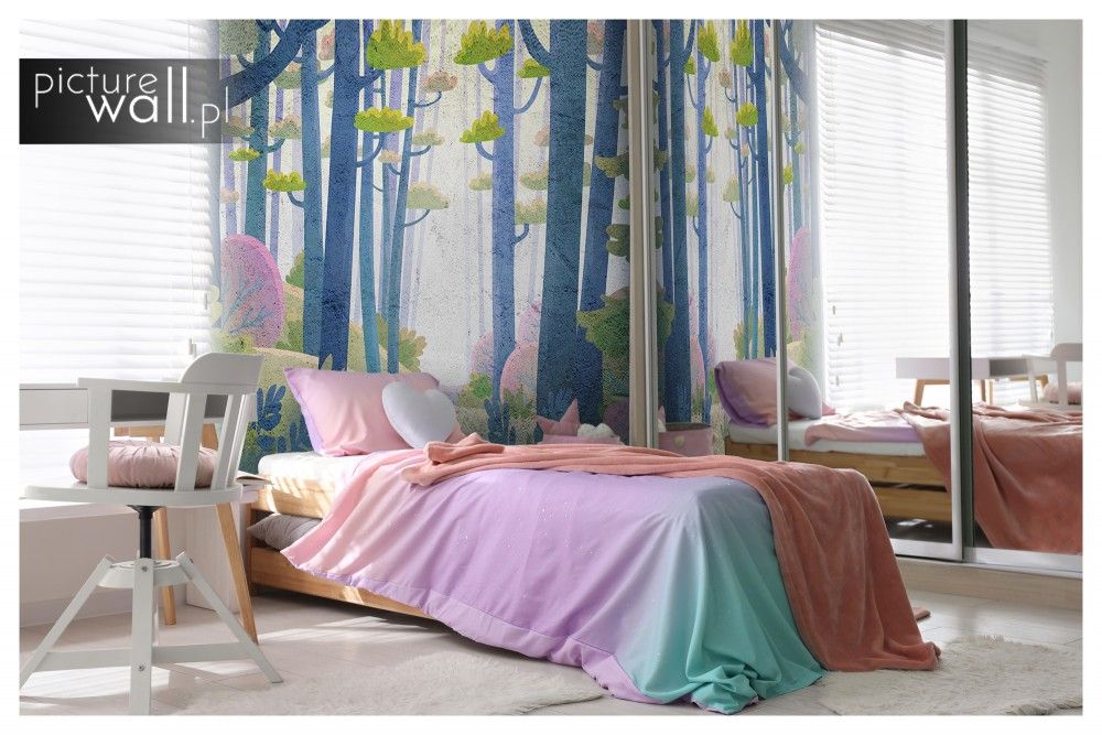 Fototapety z motywem Bajkowy las zielenie