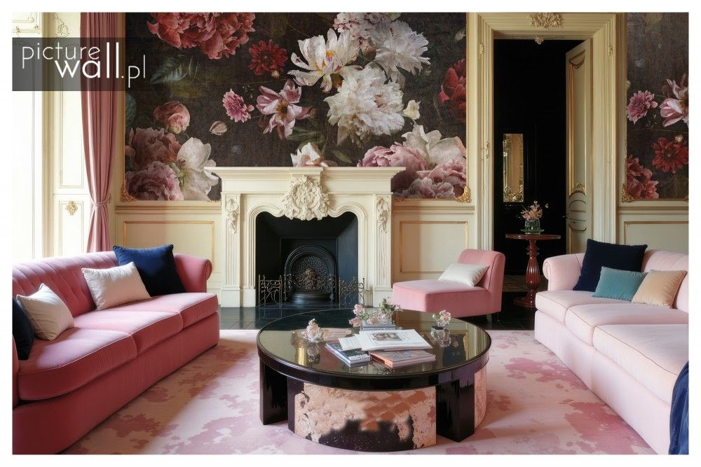 Fototapety samoprzylepne z motywem Dekadenckie kwiaty