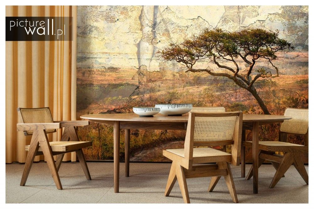 Fototapety samoprzylepne z motywem Afrykański fresk
