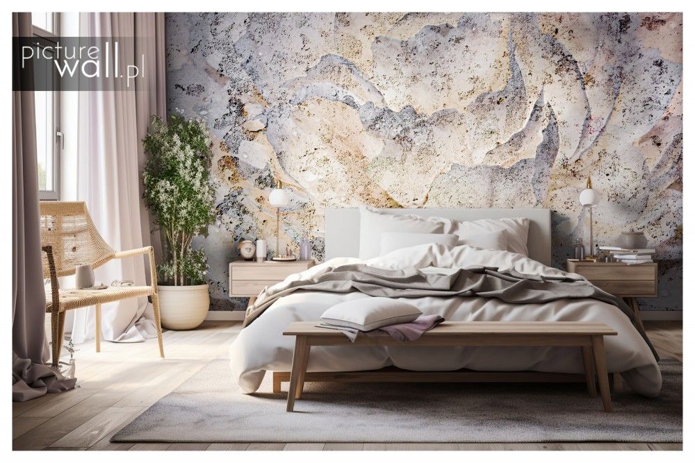 Fototapety z motywem Betonowa piwonia