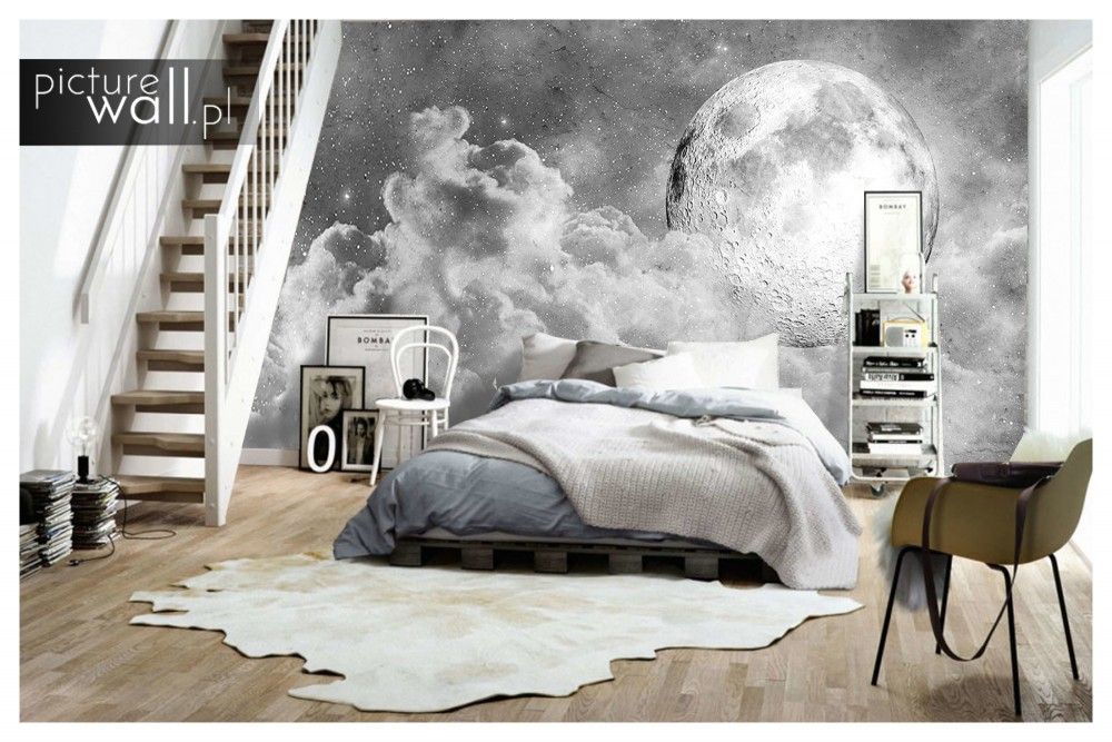 Obrazy z motywem Księżyc w chmurach Obrazy z motywem Księżyc w chmurach