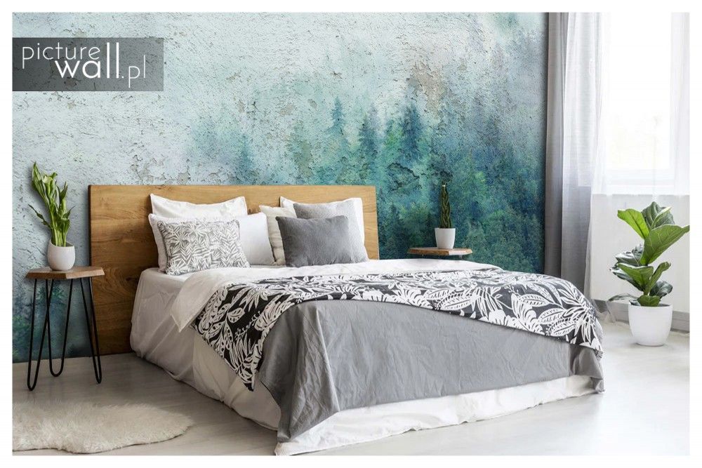 Fototapety z motywem Leśny spękany tynk