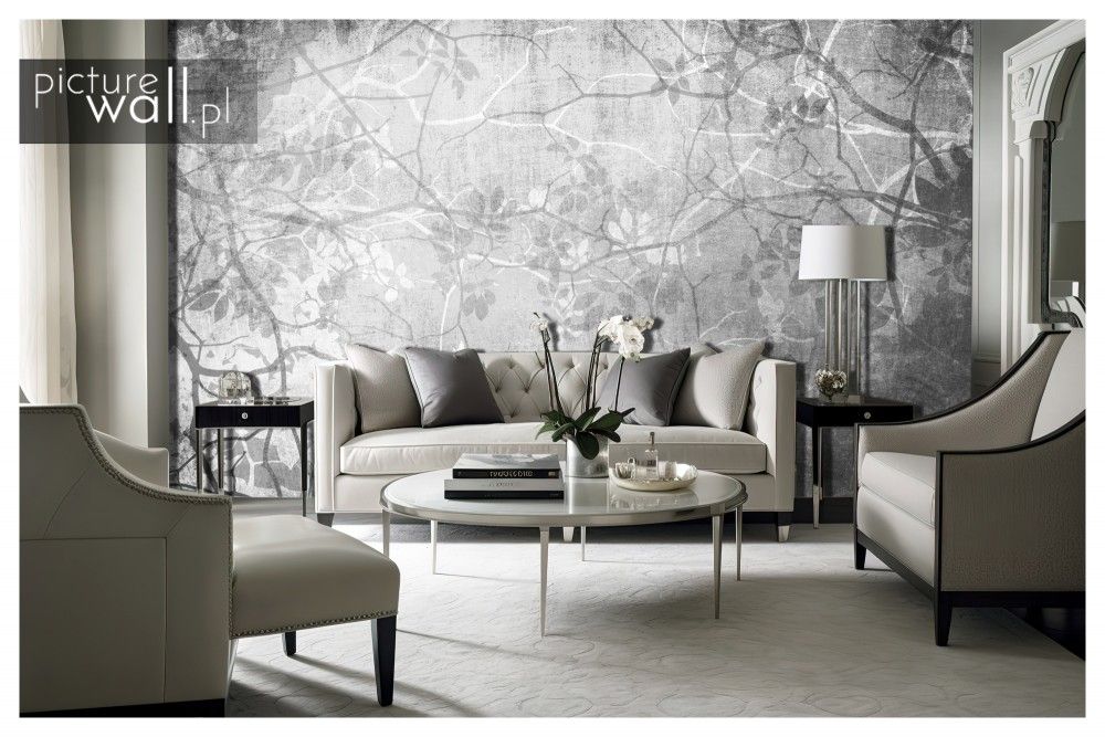 Fototapety samoprzylepne z motywem Monochromatyczne gałęzie
