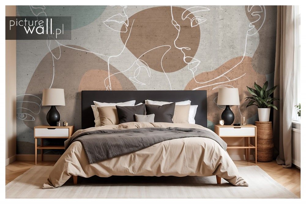 Fototapety z motywem Retro twarze